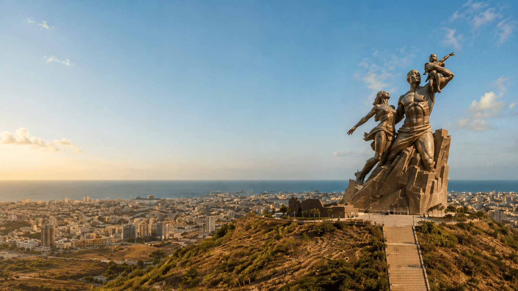 Monument de la Renaissance Africaine, Dakar, Sénégal